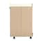 Household Essentials Narrow Collapsible Laundry Hamper with Liner & Lid